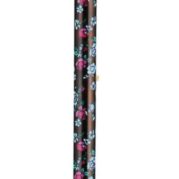 Offset Black w/ Flowers