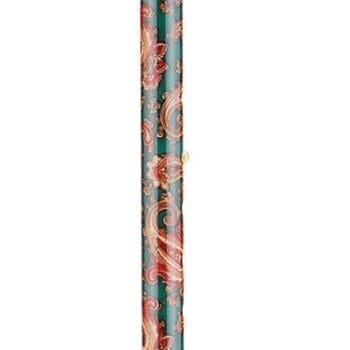 Offset Green Paisley