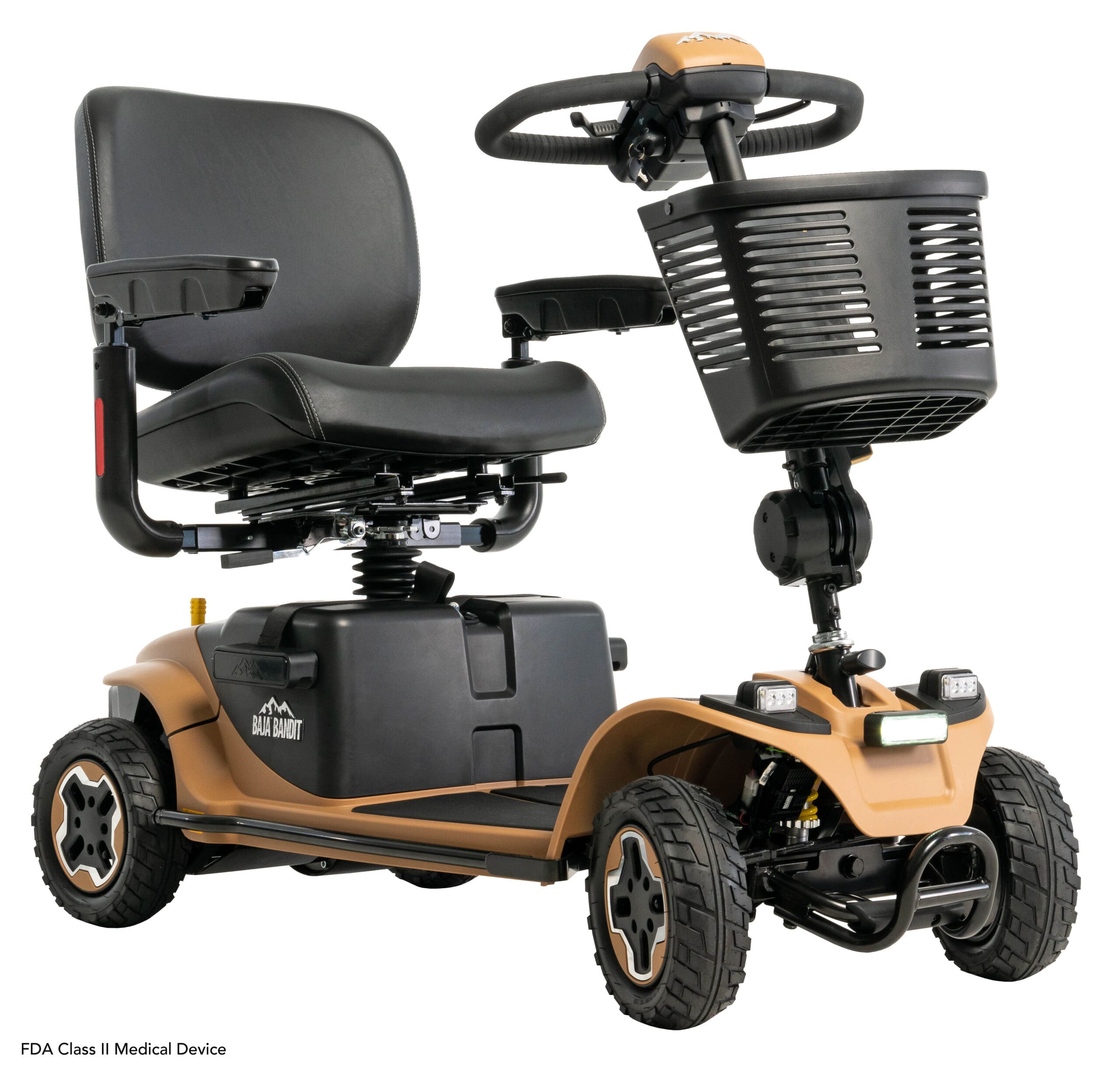 BajaBandit_Tan_Right - Compassion Mobility | Wheelchair Accessible Vans, Trucks & SUVs | Hand Controls | Mobility Scooters | Action Track Chair | Tracked Wheelchair | Automobile Mobility Solutions